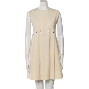 2018 Louis Vuitton Cream Shift Dress FR 34 (XS)